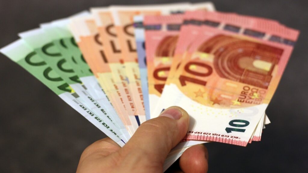 Geld Euroscheine