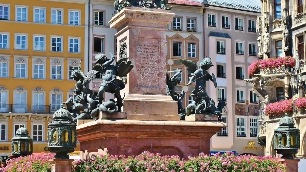 Brunnen-Ansicht München für Prospektverteilung